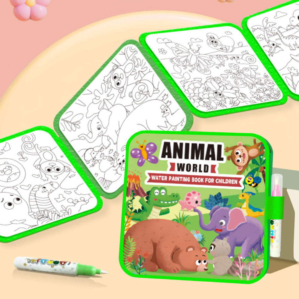 Reusable Water Magic Coloring Book - كتب تلوين مائية للأطفال قابلة لإعادة