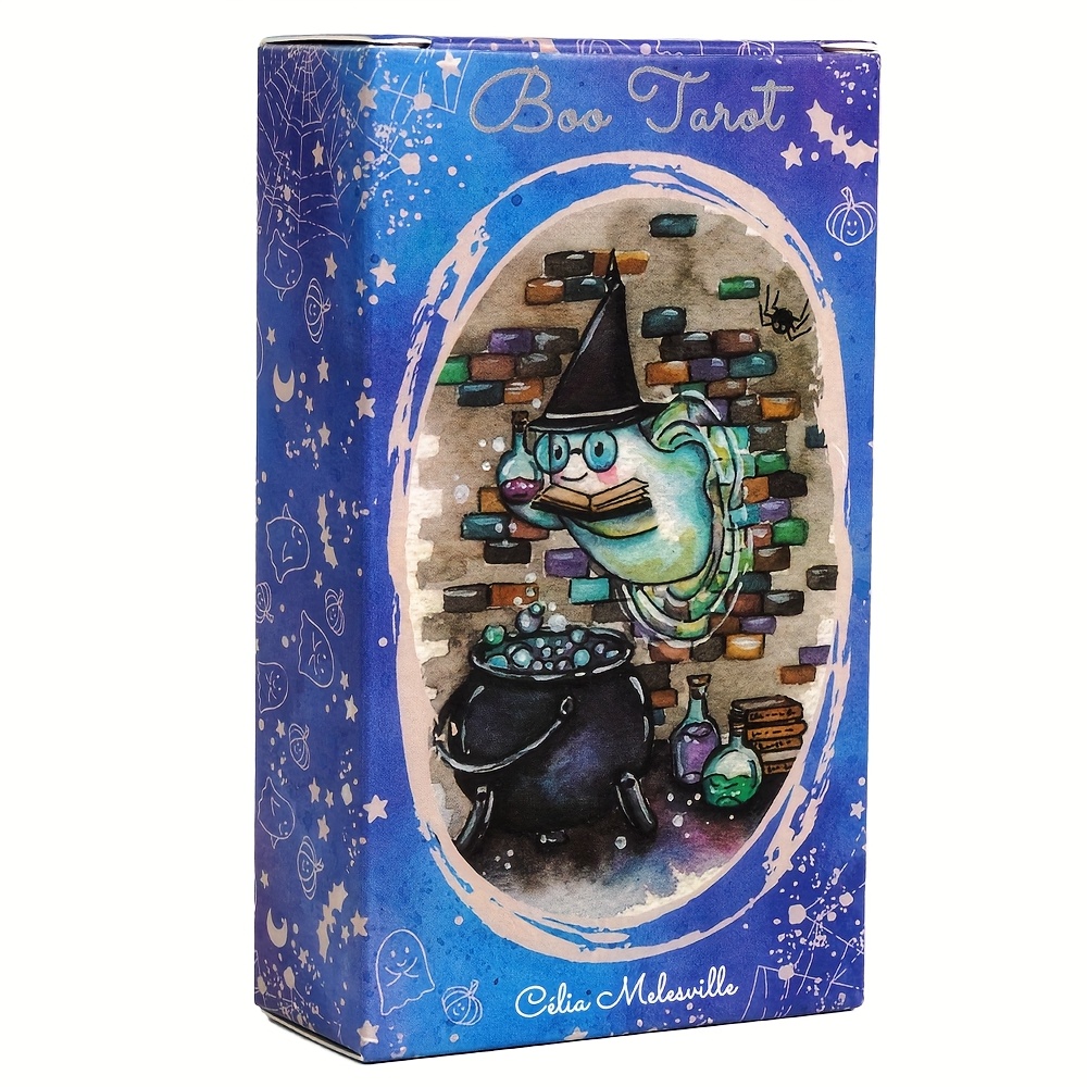 Tarot Deck With Guidebook - بطاقة قراءة Boo Tarot Deck Ghosts