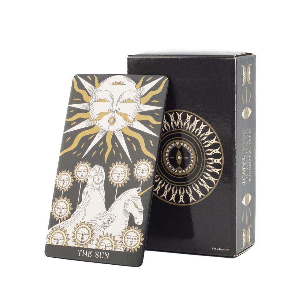 78 قطعة بطاقات التارو الروح ال - مراجعة Tarot Deck With Guidebook وسعره
