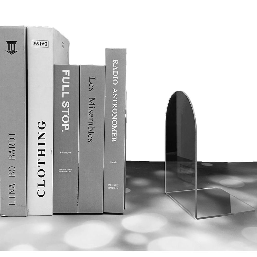 نهايات كتب أكريليك لأرفف الكتب - مراجعة Clear Acrylic Book Stand Holder وسعره
