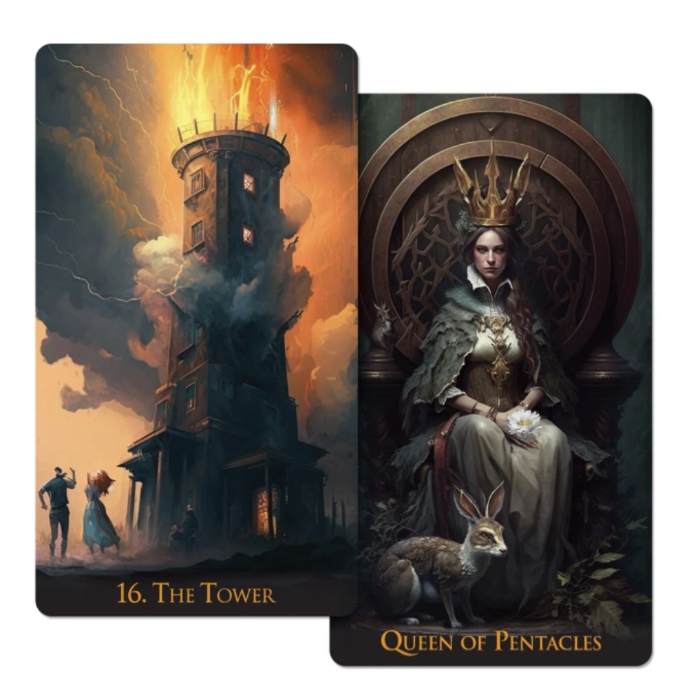 12*7 سنتيمتر عالم غريب التارو  - مراجعة Tarot Deck With Guidebook وسعره