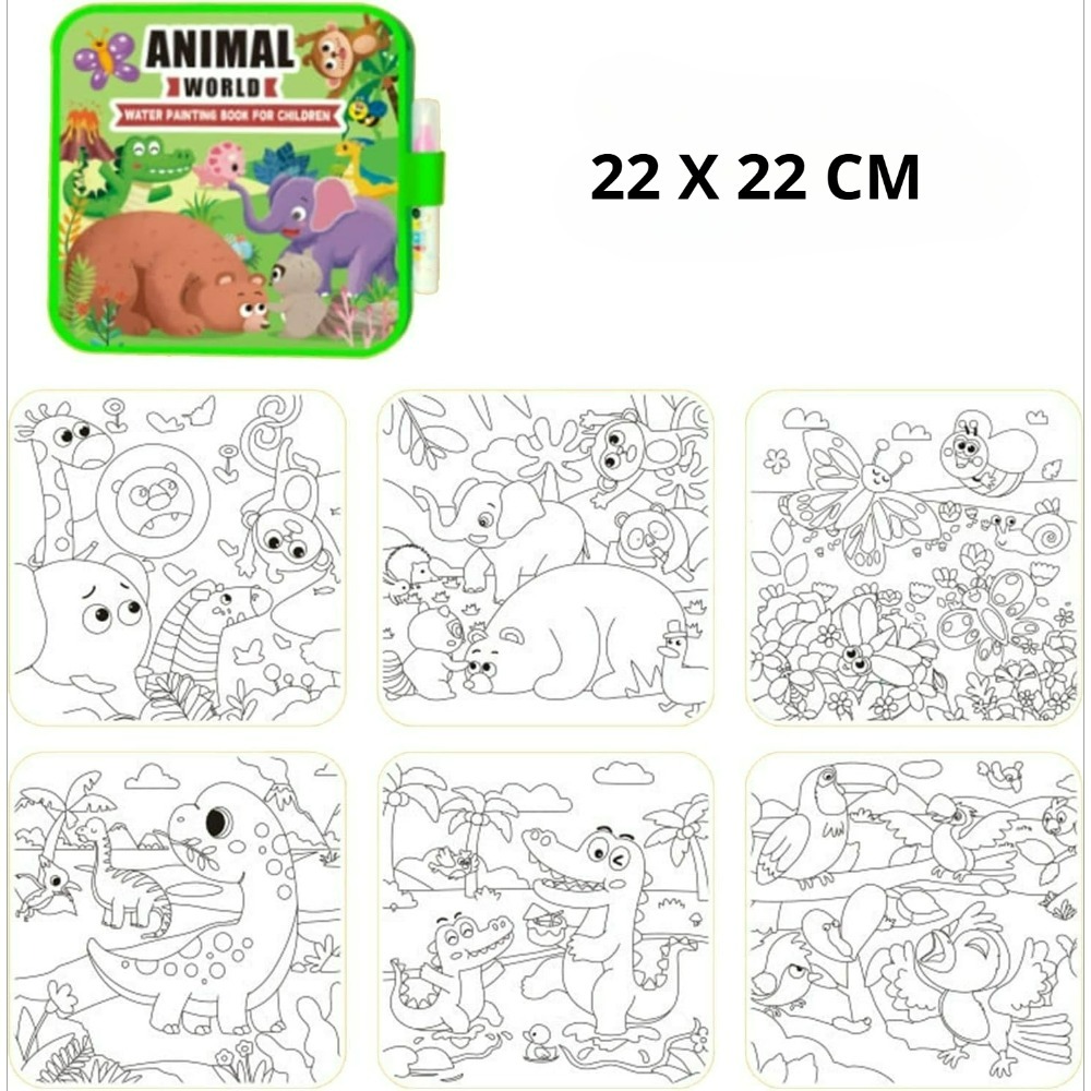 مجموعة كتب تلوين مائية سحرية م - مراجعة Reusable Water Magic Coloring Book وسعره
