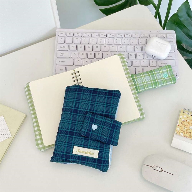 غلاف كتاب من قماش الجينغهام ال - مراجعة Stationery Books وسعره