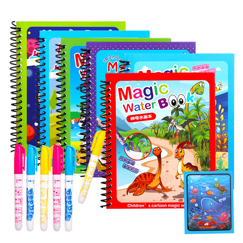 لوحة مائية سحرية قابلة لإعادة  - مراجعة Reusable Water Magic Coloring Book وسعره